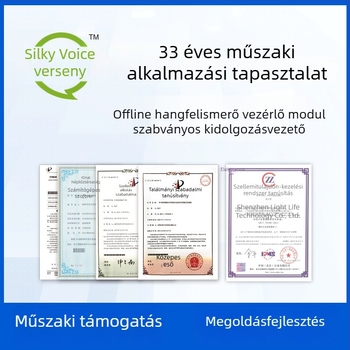 Offline hangmodul horkolás elleni párnához sírás észleléssel és testreszabható hangvezérlő PCB-vel, beszédfelismerő PCBA megoldás fejlesztése