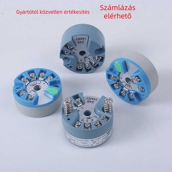 Integrált PT100 RTD hőmérséklet-transzmitter modul izolációval, 4-20 mA és 0-10 V kimenetekkel