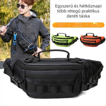 Sport deréktáska - vízálló, ultra könnyű, kopásálló, bővíthető kapacitás, uniszex