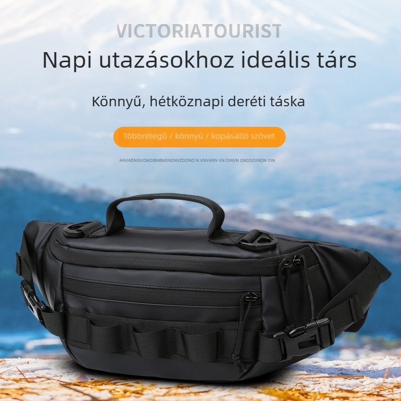Sport deréktáska - vízálló, ultra könnyű, kopásálló, bővíthető kapacitás, uniszex
