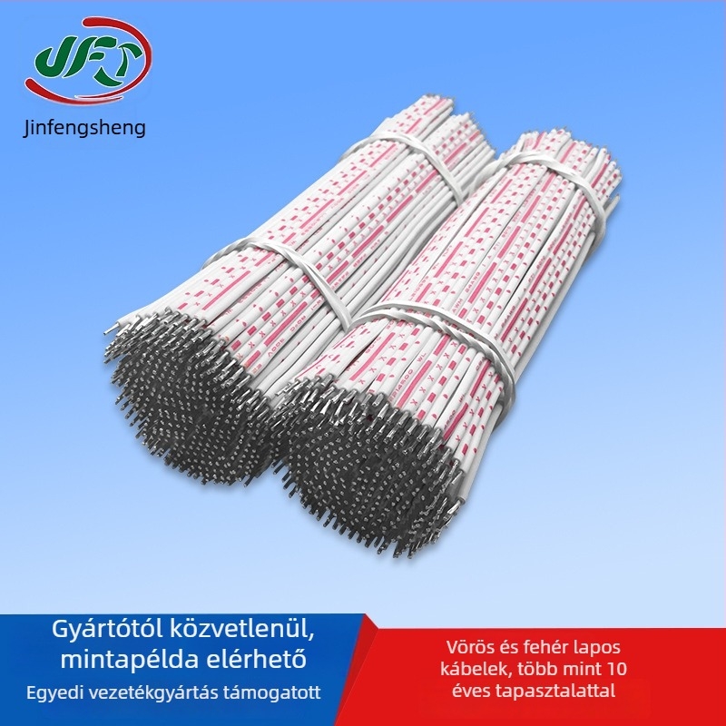 JFS 24-pin nyomtató alaplap csatlakozó kábel, ónnal bevont rézvezeték, személyre szabott vezetéképítés, ónbevonat mindkét végén