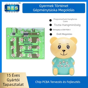 BES25108 PCBA modul gyerekek oktatási történet-géphez hangvezérléssel, 3.7V, 20 mA, memória 2M