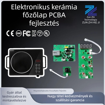Elektromos kerámia sütő PCBA, modell jkl55, testreszabható teljesítmény és feszültség, szállítási idő 10–30 nap