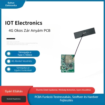 BTOS Okos zár – PCBA főlemez, 4G átviteli kontroll, otthoni vezérlő, Type-C töltés, kapacitás 30000