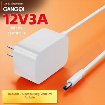 12V 3A tápegység adapter CCC tanúsítvánnyal, teljes teljesítmény, raktáron, okos otthoni készülékek, kis háztartási készülékek, biztonsági megfigyelés