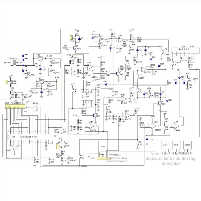 PCBA áramkör-panel fejlesztés APP okos elektronikai termékekhez — főpanel és vezérlőpanel tervezése — Márka LY • Modell LY-JSBL-002-V02 • Kapacitás 3000/nap