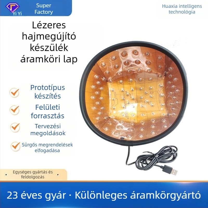 Bluetooth- és Wi‑Fi-képes távirányító gombos PCB, egyoldalas, kétoldalas és többszintes