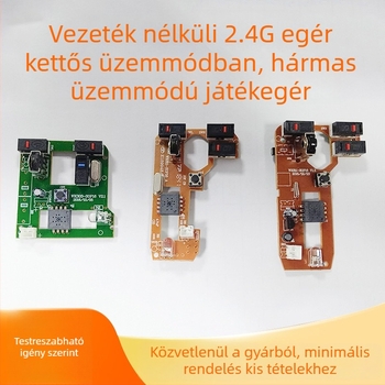 Vezeték nélküli 2.4G egér: PCBA megoldás fejlesztéséhez PCB áramkörlap különféle személyre szabott egérmodellekhez