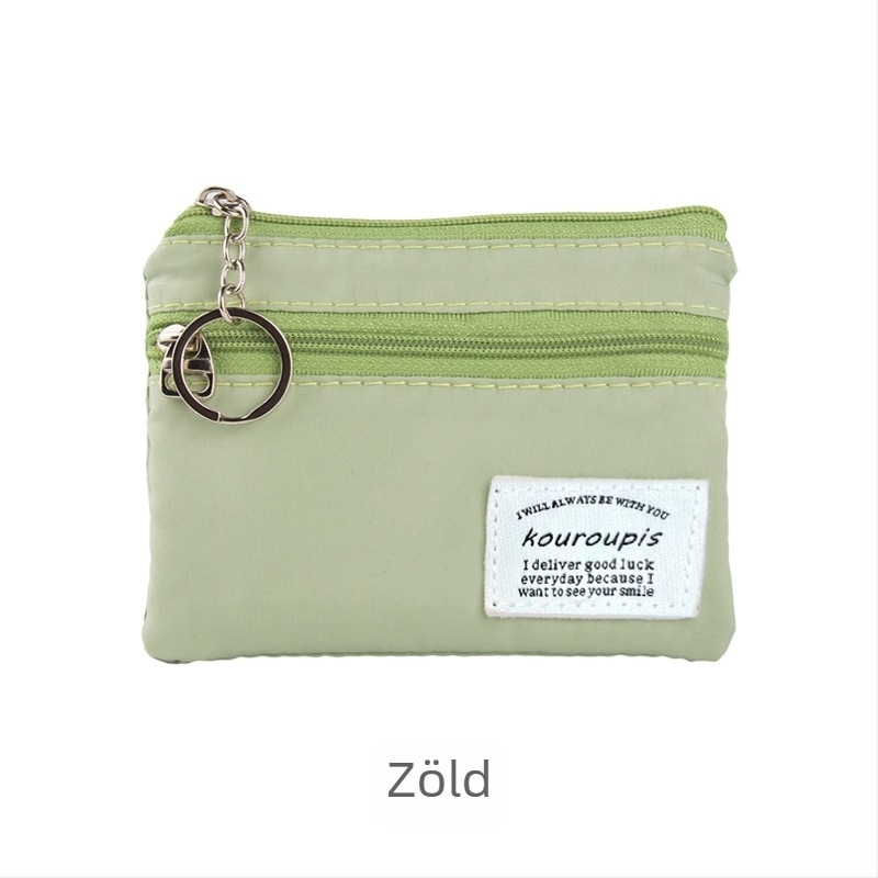 Uniszex vászon érmetárca, városi minimalizmus, ultra könnyű, tavasz 2025