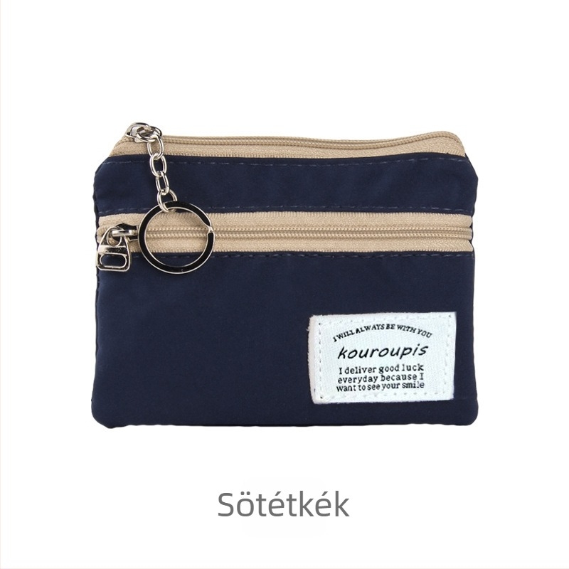 Uniszex vászon érmetárca, városi minimalizmus, ultra könnyű, tavasz 2025