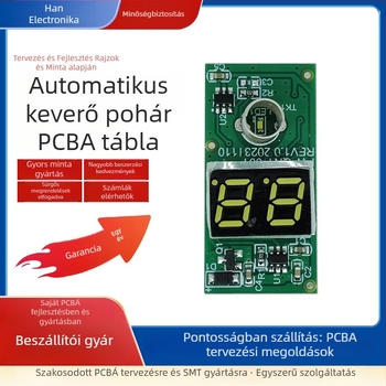Automatikus keverőpohár vezérlő PCBA háztartási készülékekhez intelligens mikrokontrollerrel (gyártási kapacitás: 10000/nap)