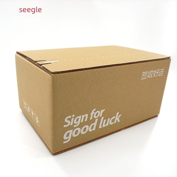 Good Luck sorozat, 3 rétegű, extrém kemény kozmetikai csomagoló doboz kraft papírból, fehér tinta nyomtatással, tépés ragasztó nélkül