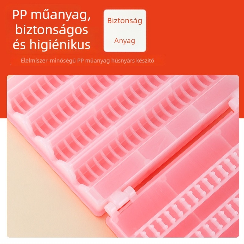 Grillnyárs készlet — String Duoduo, PP, 120 db, újrahasználható, 4 sor gyors nyársazás, új kínai stílus