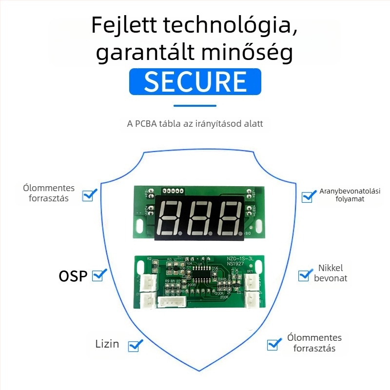 Műköröm lámpa PCBA vezérlőlap – PCB megoldás a Classic 101 modellhez, fejlesztés és gyártás (Brand: Other, Capacity: Other)