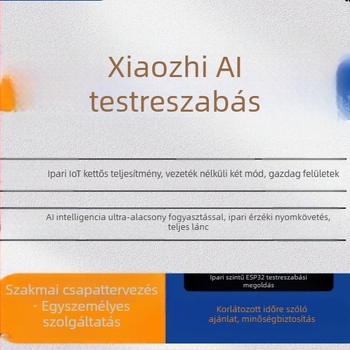 AI ESP32 hang-interakciós megoldáslemez – Modell 02, kapacitás 10000, okos hangszórók és játékokhoz, másodlagos fejlesztési támogatás, 0,5% hibaarány