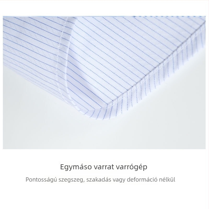 Egyedi Slim-fit ing férfiak és nők számára, pamutkeverék, lélegző, vasalásmentes, hosszú ujjú, reveres gallér, OEM