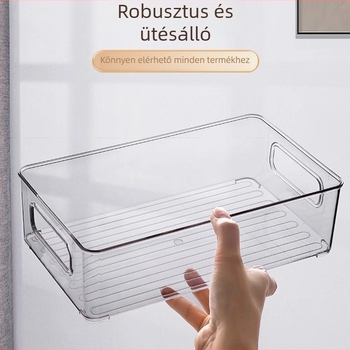 Asztali tároló doboz, PET anyag, Modell 4503, Japán stílus, autóban használható, fedél nélküli