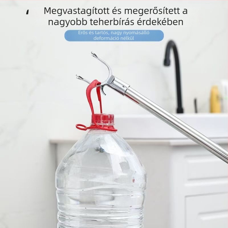 Rozsdamentes acél ruhaszárító rúd hosszított hosszúsággal, otthoni használatra, ruhafogas-rúd és kollégiumi szárítóállvány