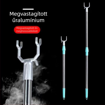 Teleszkópos ruhaszárító rúd, rozsdamentes acélból készült, otthoni használatra