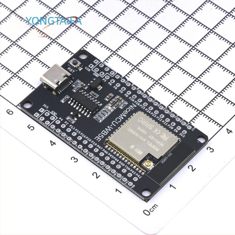 WB5E fejlesztőpanel BK7258 chippel, beépített WiFi és Bluetooth modul, Arduino-kompatibilis