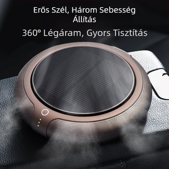 Napelemes autóillatosító és légtisztító, CZ-Z2, kompatibil minden modellhez és asztali számítógéphez, 5V