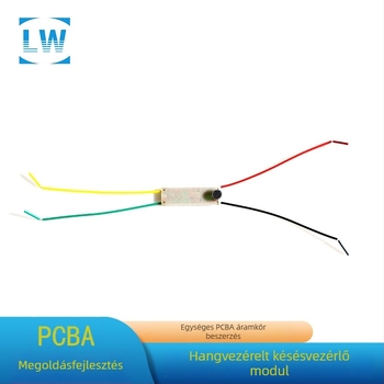 Hangvezérléses időzítő modul, kis technológiai projekt, hangvezérlésű ventilátor és autómodell (Márka: Lw, Kapacitás: 100000)