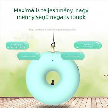 Temeixi Y13-33 Hordozható USB levegőtisztító negatív ion technológiával, 50 m³/h, ≤36 dB, alkalmas helyiségekhez legfeljebb 10 m²