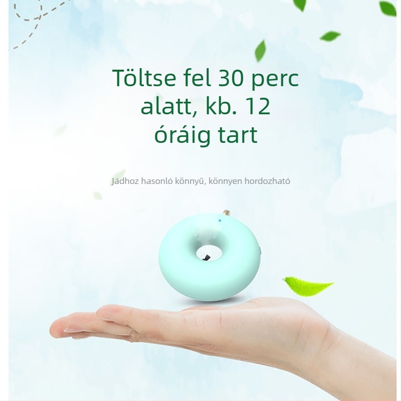 Temeixi Y13-33 Hordozható USB levegőtisztító negatív ion technológiával, 50 m³/h, ≤36 dB, alkalmas helyiségekhez legfeljebb 10 m²