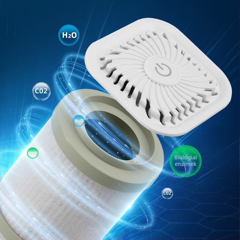 Mini autó belső levegőtisztító negatív ion technológiával, dohányfüst és por eltávolítása, USB tápegység, 50 m³/óra légáram, 10 m²-es terület, modell H-294