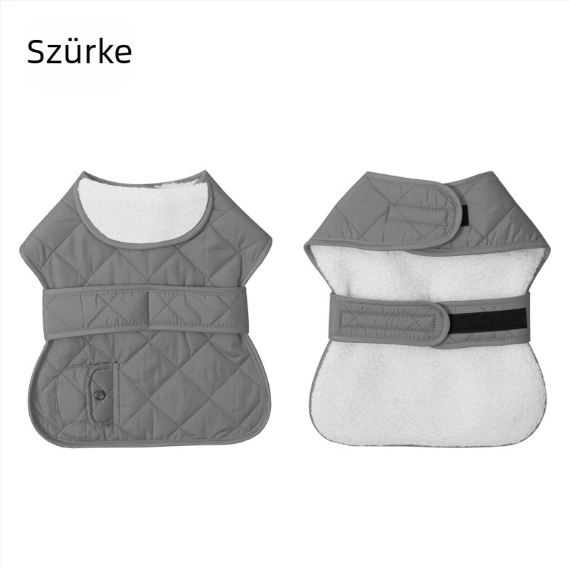 Pamut téli kutyakabát, meleg mellény sétákhoz, őszi–téli meleg ruházat, testreszabható