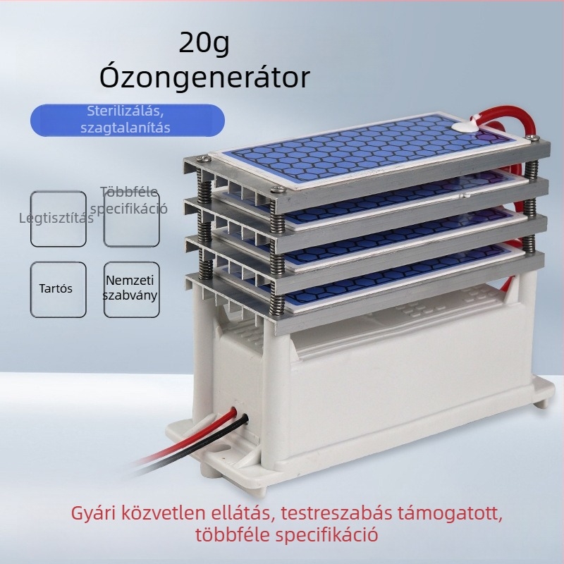 Otthoni használatra szánt ózon-generátor kiegészítők, 20 g – fertőtlenítés, formaldehid eltávolítás, sterilizálás, dezodorizálás és szageltávolítás