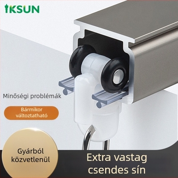 Függöny sín alumínium ötvözetből – testreszabható, modern minimalista stílus