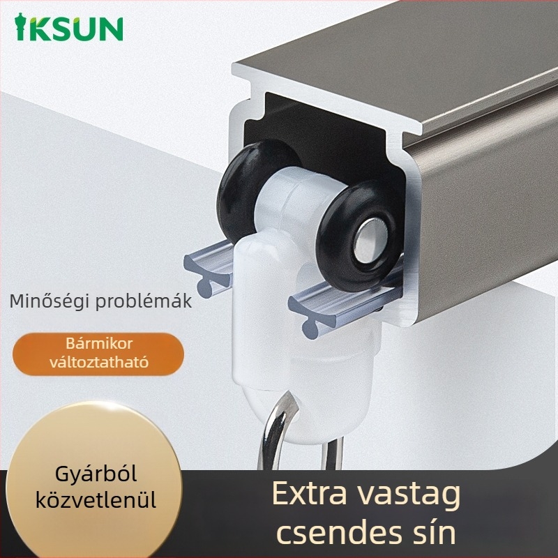 Függöny sín alumínium ötvözetből – testreszabható, modern minimalista stílus