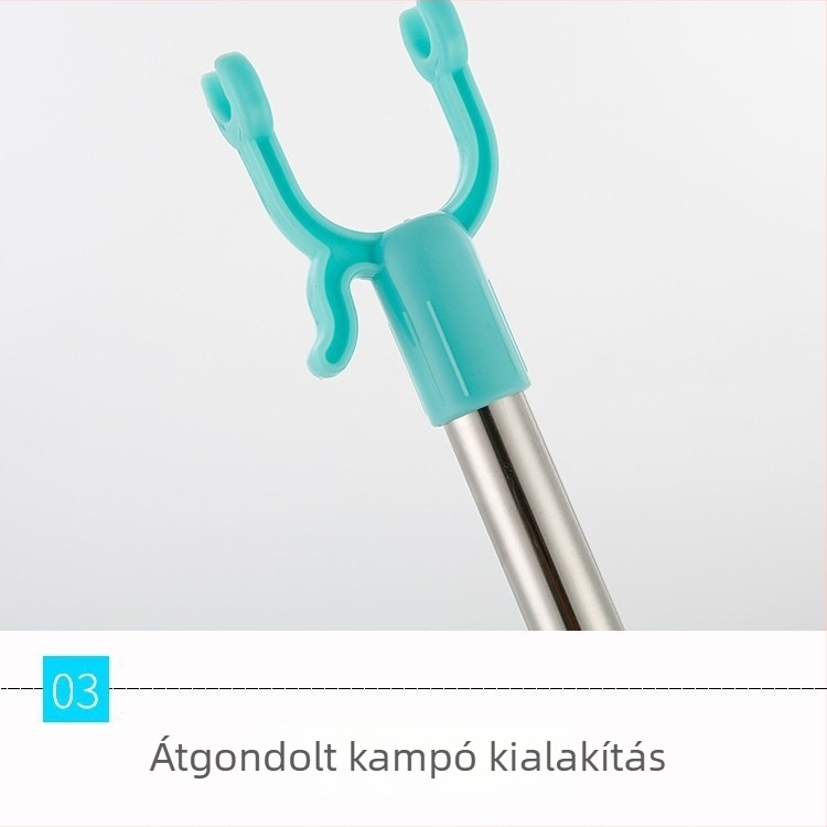 Rozsdamentes acélból készült kihúzható ruhaszárító rúd balkonra