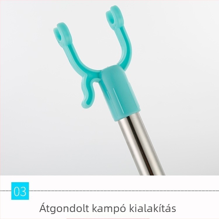 Rozsdamentes acélból készült kihúzható ruhaszárító rúd balkonra
