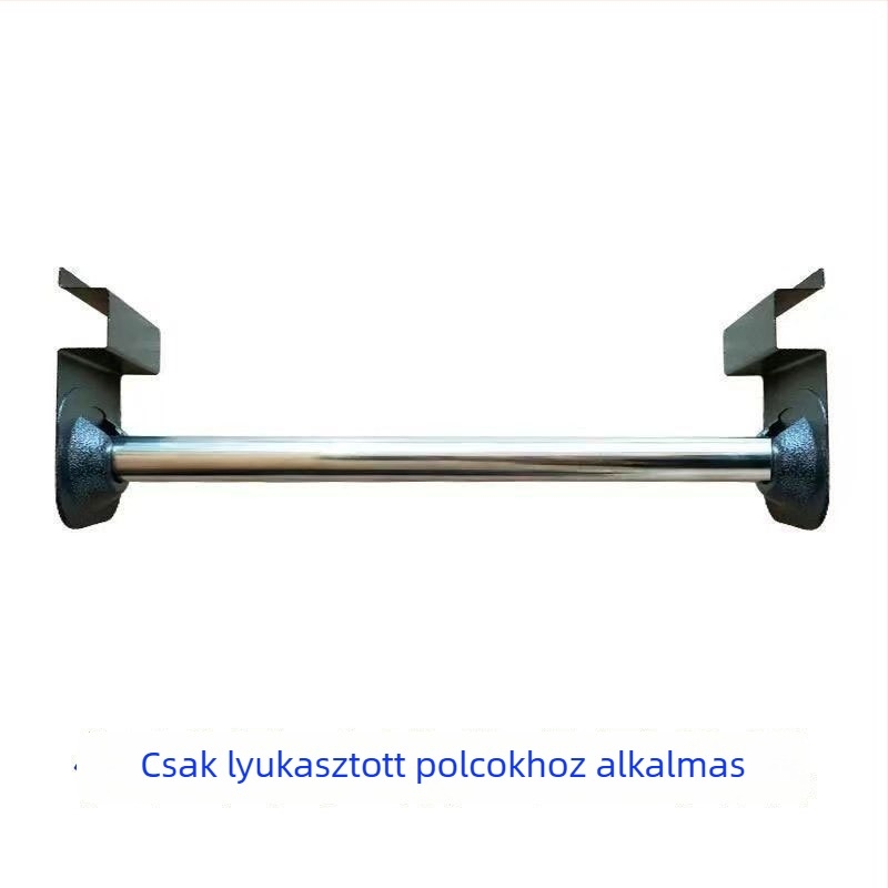 Rozsdamentes acél ruhaszárító rúd hálószobai gardróbhoz, keresztléc a ruhák akasztásához, 2017 tavaszán bemutatva