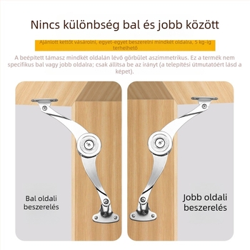 Gázemelő rugó felnyíló szekrényajtókhoz, állítható, nagy teherbírású, halk, erős, széles kivitel