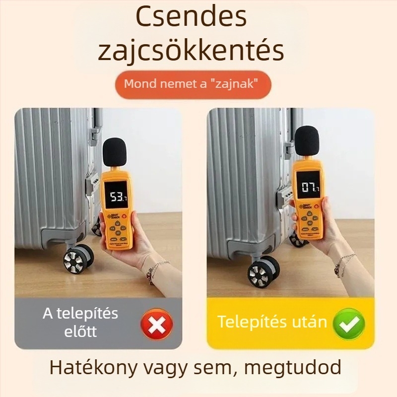 Bőrönd kerék csere gumiborító - csendes univerzális kerékhez, táska kiegészítők, 2024 tavasz