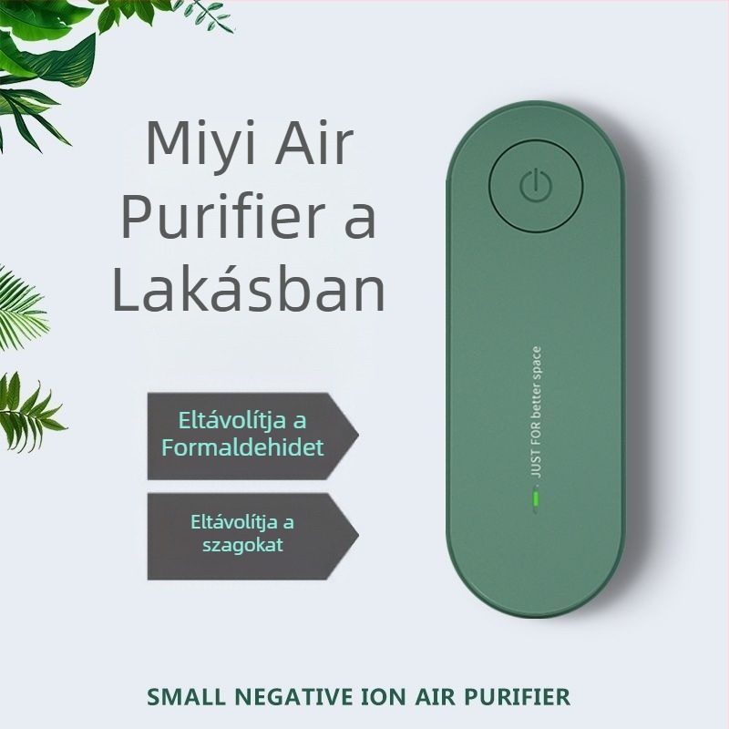 Légtisztító negatív ionokkal és formaldehid eltávolítással, 50 m³/h, zaj ≤ 36 dB, alkalmas legfeljebb 10 m²-re, kompozit szűrő