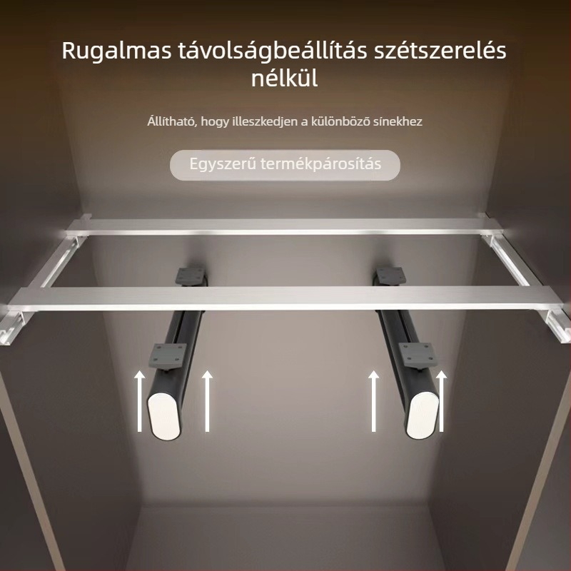 Gardróbpolcok alátámasztó keretek és válaszfal-támaszok – DIY belső tárolás