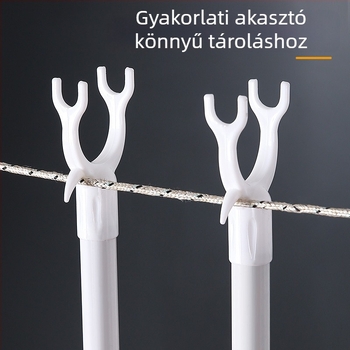 Műanyag ruhaszárító villa erkélyre – hordozható, modern minimalista stílus (Anyag: Műanyag; Alkalmazás: Erkélyen szárítás; Stílus: Modern minimalizmus)
