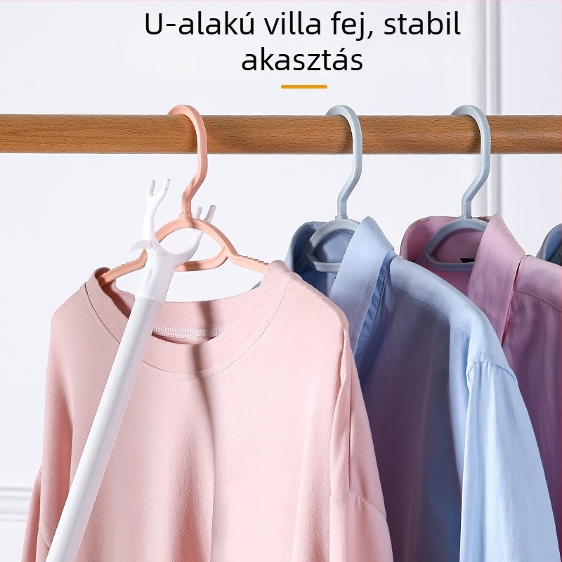 Műanyag ruhaszárító villa erkélyre – hordozható, modern minimalista stílus (Anyag: Műanyag; Alkalmazás: Erkélyen szárítás; Stílus: Modern minimalizmus)