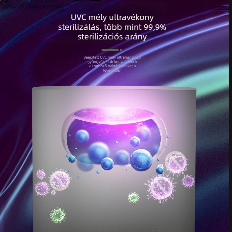Légszűrő állandó elektrosztatikus technológiával, 50 m3/h Légáram, USB tápegység, alkalmas 10 m²-ig