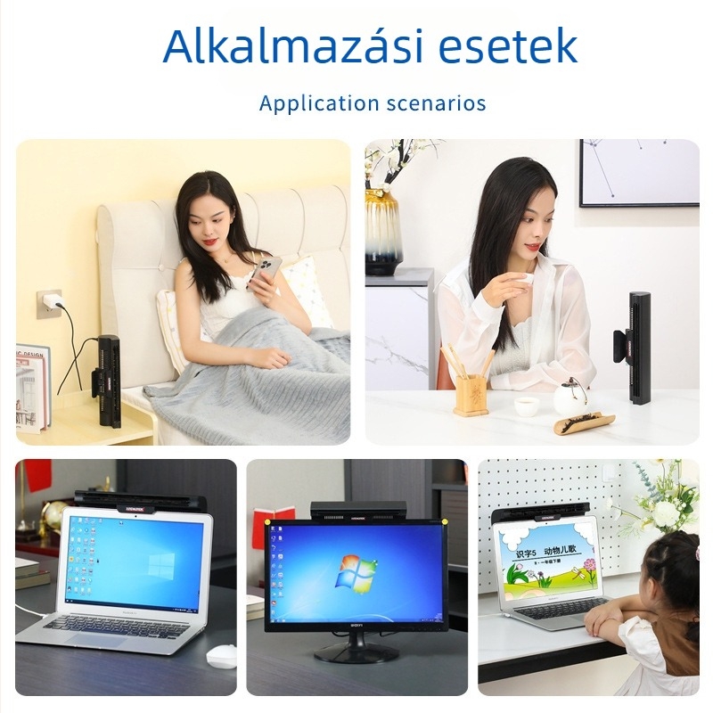 Negatív ionos levegőtisztító – USB tápegység, Csendes működés, 21–30 m²-hez, Asztali kivitel, Szagtalanítás és allergének eltávolítása