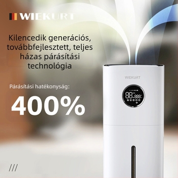 Wantu J36 Padlóra álló párásító otthoni használatra, 10 liter feletti tartály, nagy köd, levegőtisztítás és ultrahangos aromaterápiás diffúzor