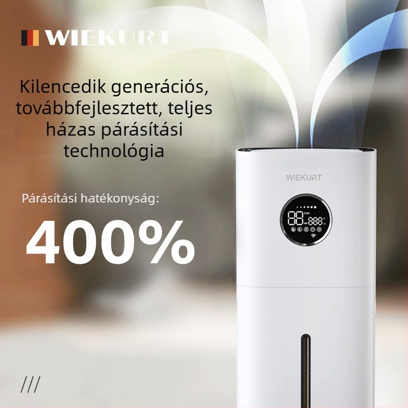 Wantu J36 Padlóra álló párásító otthoni használatra, 10 liter feletti tartály, nagy köd, levegőtisztítás és ultrahangos aromaterápiás diffúzor