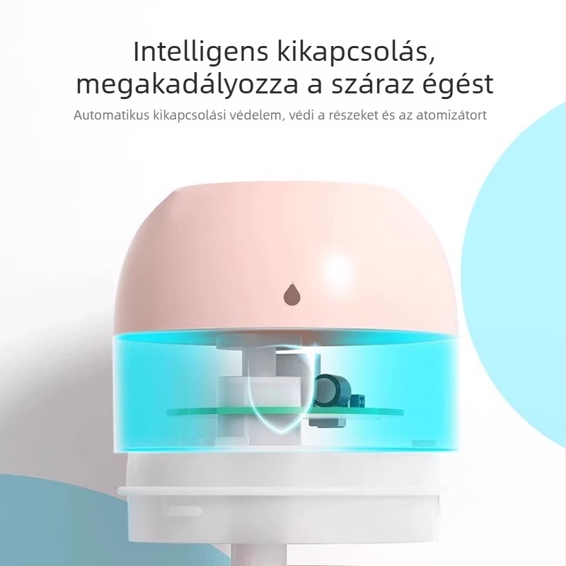 USB-s asztali párásító otthonra, irodára, osztályra - tartály 10 L+, >60 m² lefedettség, 3+ ködkiárat, USB tápellátás, 111-240 V kompatibil