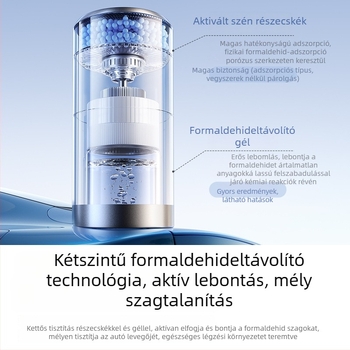 BASEUS DT mikromolekulás dupla hatású dezodoráló autóhoz – levegőtisztító, modell BS-CZ012, minden járműhöz, tömeg 560