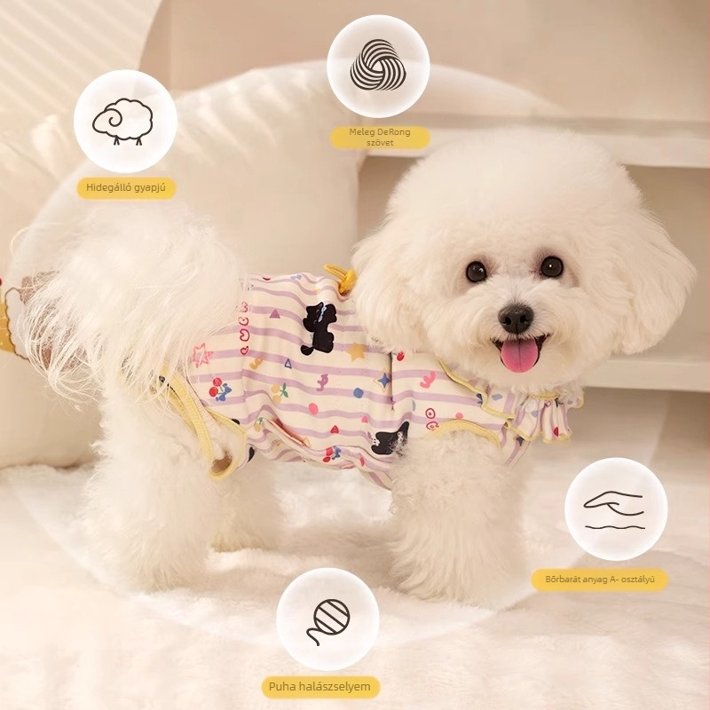 Kutyák hasi védő ruhája — anyagok: német bársony, gyapjú, mulberry selyem; stílus: aranyos; universal