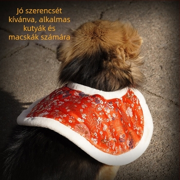 Háziállat ruházat, téli vastagított kivitel, nem szőtt anyag, kínai stílus, márka Jizai, eredet Zhejiang Jinhua